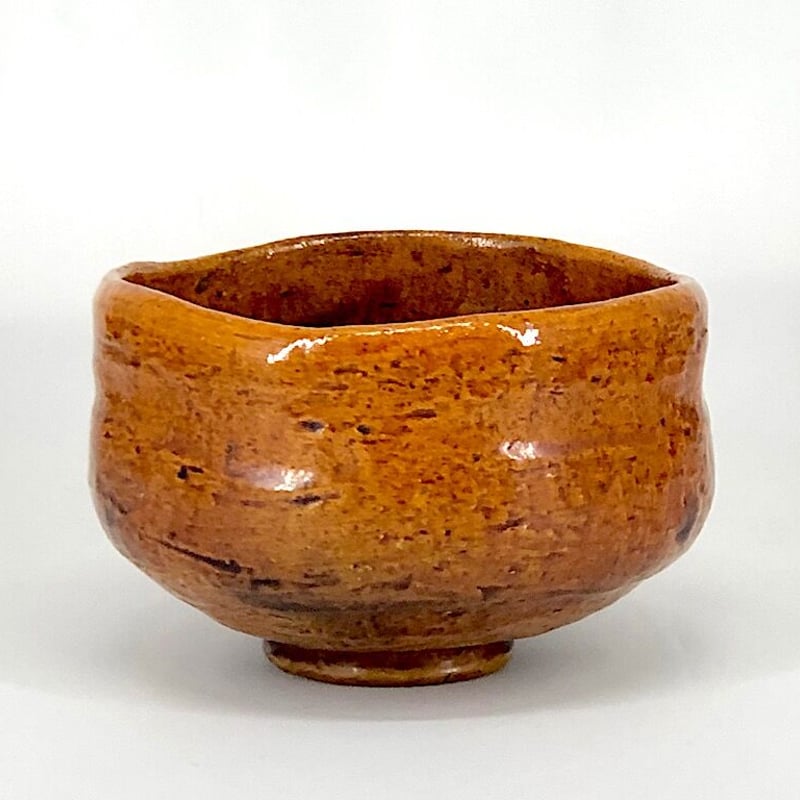 大樋焼 大樋宗春作 飴釉 茶碗 在銘 無傷 保証 箱合。 | STORESショップ