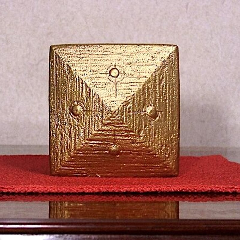 鋳金工 蓮田修吾郎 作 黄銅盒子 無傷 共箱 時代。 | STORESショップARIKA