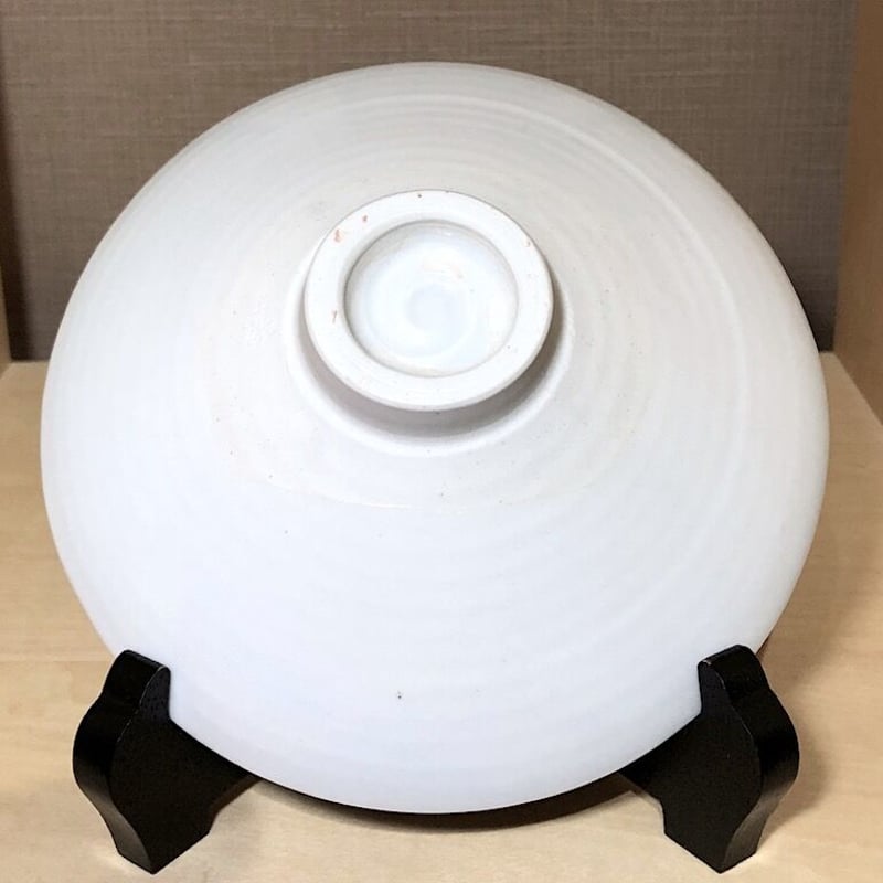 京焼・清水焼 加藤 巌作 染付 平茶碗 木葉文 無傷保証 共箱 | STORES