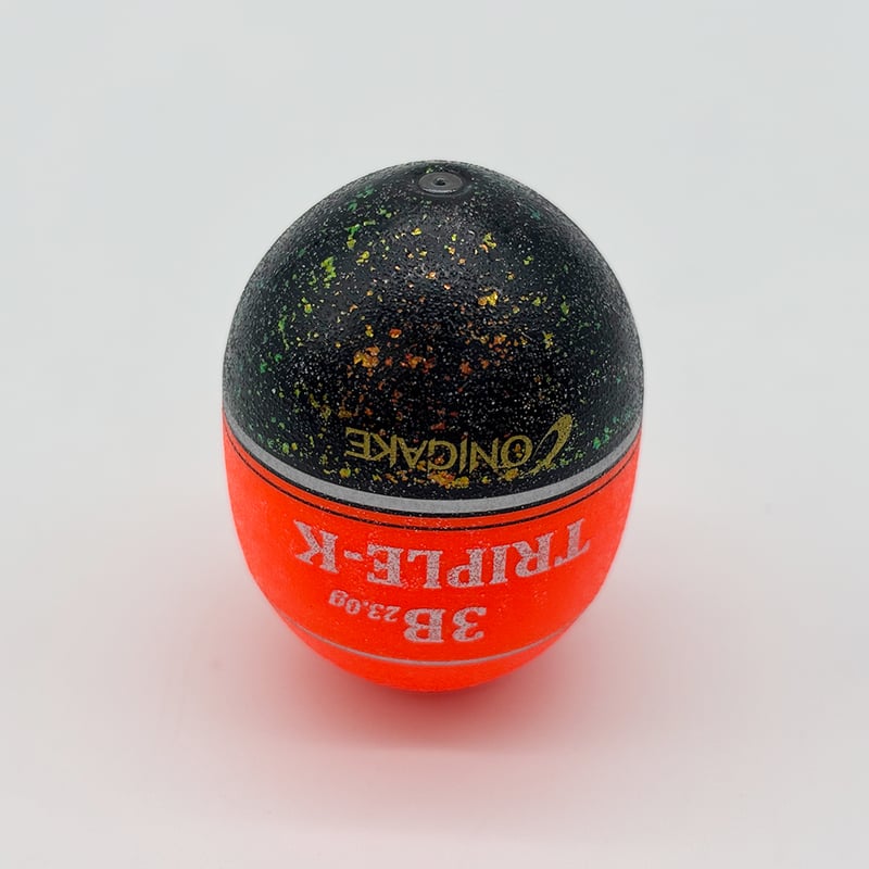 YG302G 鬼掛ふかせウキ 桐材 「国見工房 TRIPLE-K-W」 オレンジ | 鬼掛