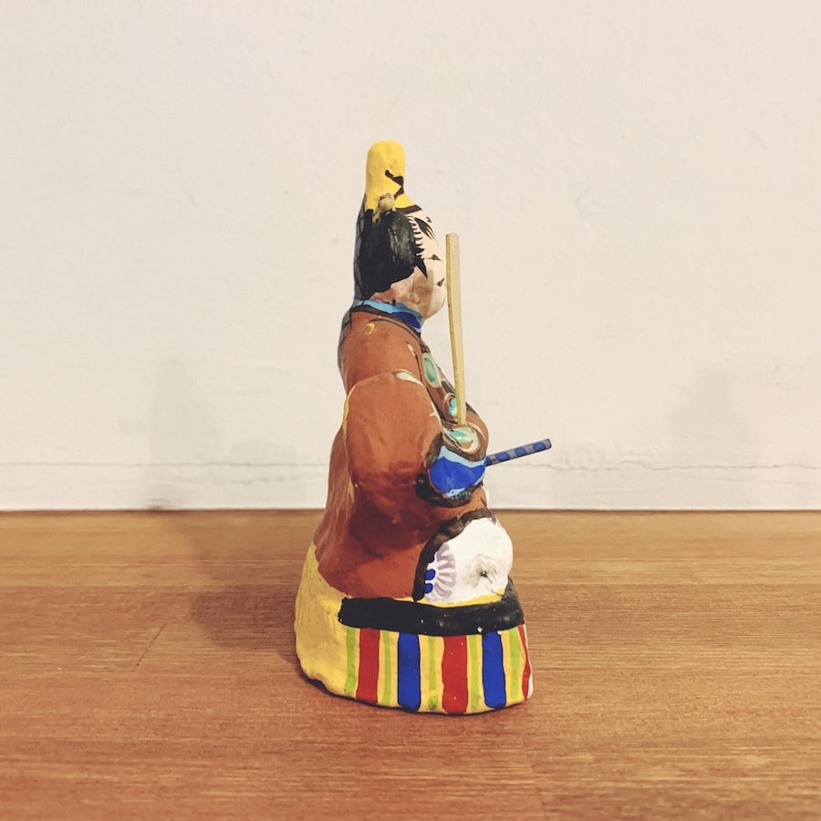 青森土人形・福原英治郎『座天神』 | 象々の郷土玩具