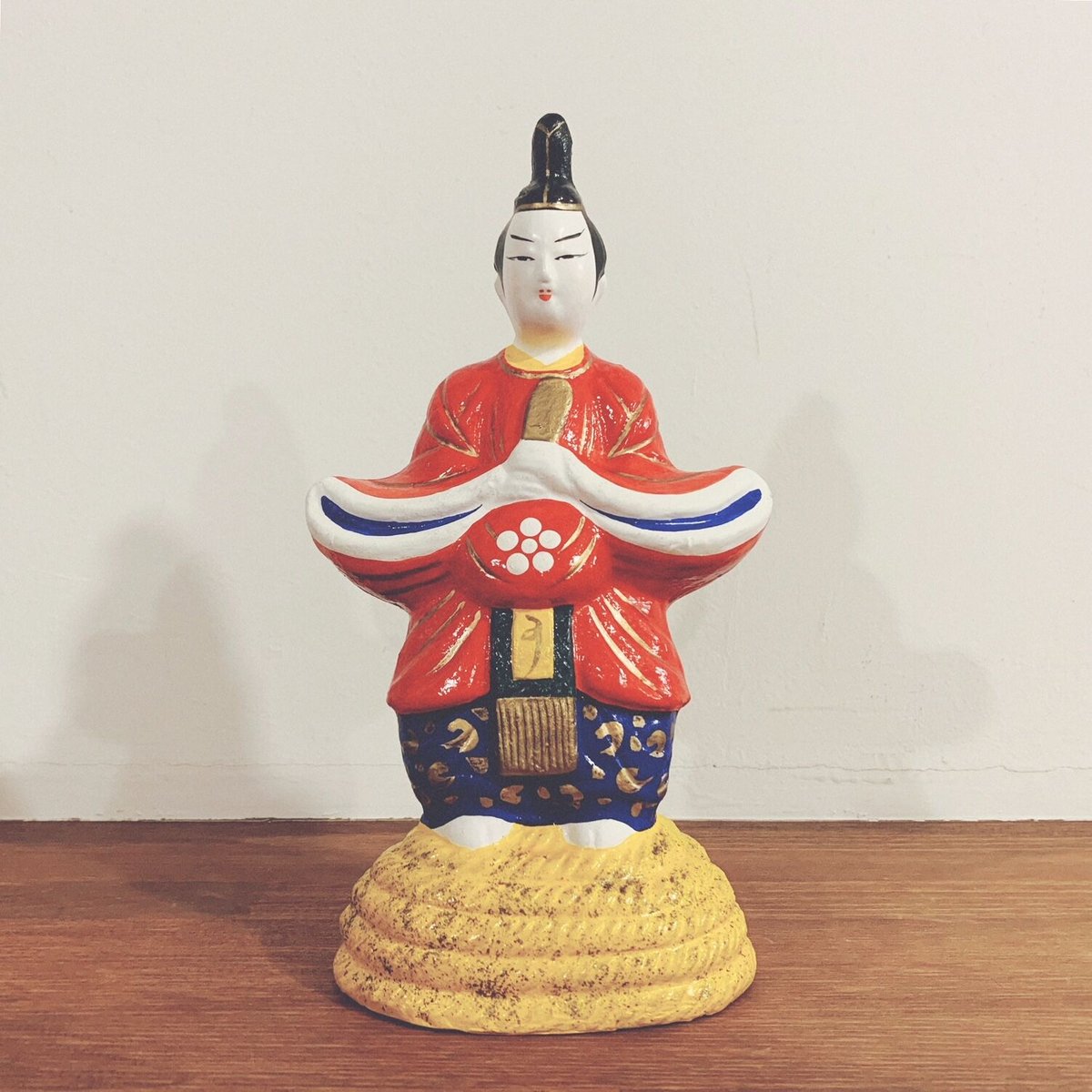 三次人形の『綱敷天神』 | 象々の郷土玩具