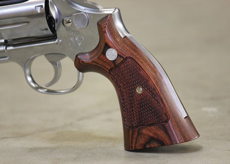 ウッドグリップ｜タナカワークス社製 S&W M19（Kフレーム・スクエア