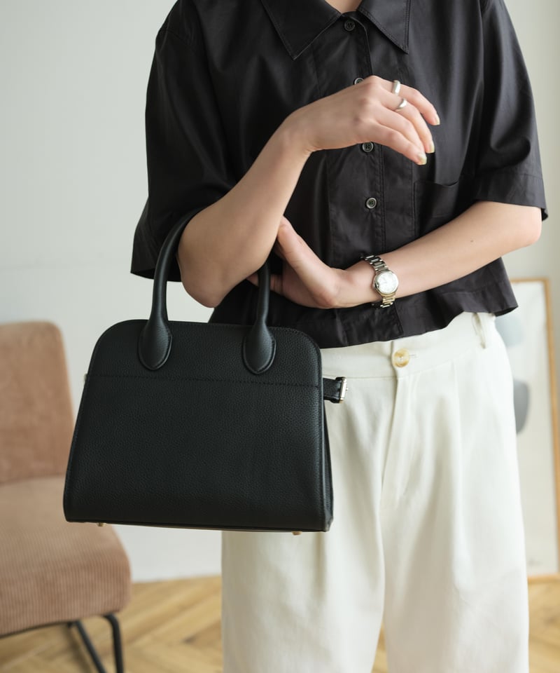 SIDE BELT BOSTON BAG middle | JISTORY
