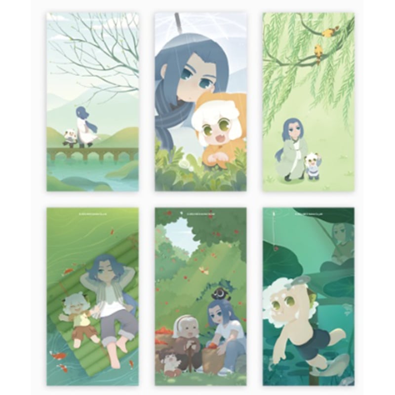 羅小黒戦記 2021年二十四節気ポストカード | 福猫屋