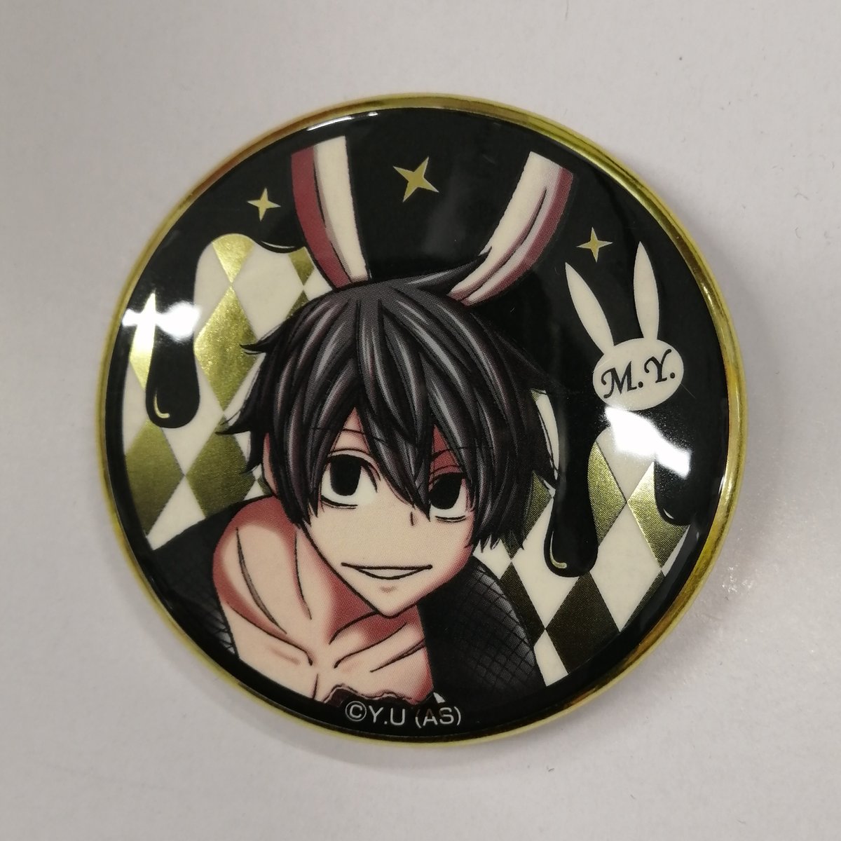 桃源暗鬼 アニメイトカフェ 箔押し缶バッジ 淀川真澄12点 桃源暗鬼