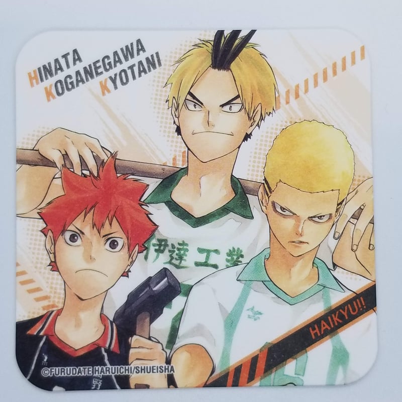 ハイキュー!! 日向 翔陽・京谷 賢太郎・黄金川 貫至 アートコースター