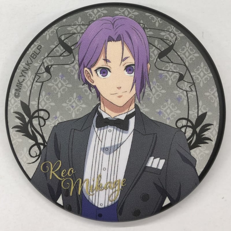 ブルーロック トレーディング マット缶バッジ 執事Ver. 御影 玲王 | K