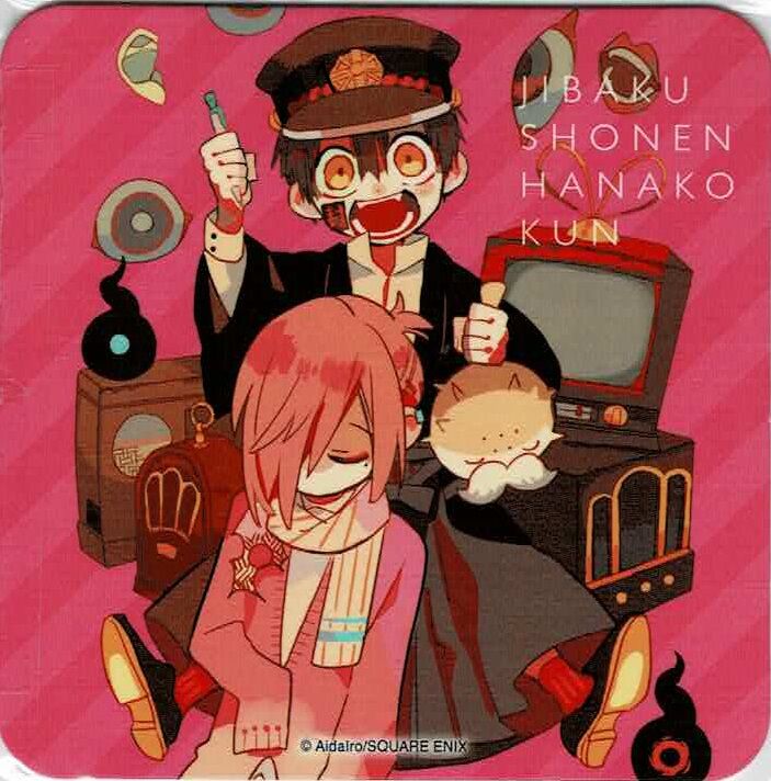 地縛少年花子くん】つかさ&ミツバ(ピンク) コースター | K-BOOKS 池袋