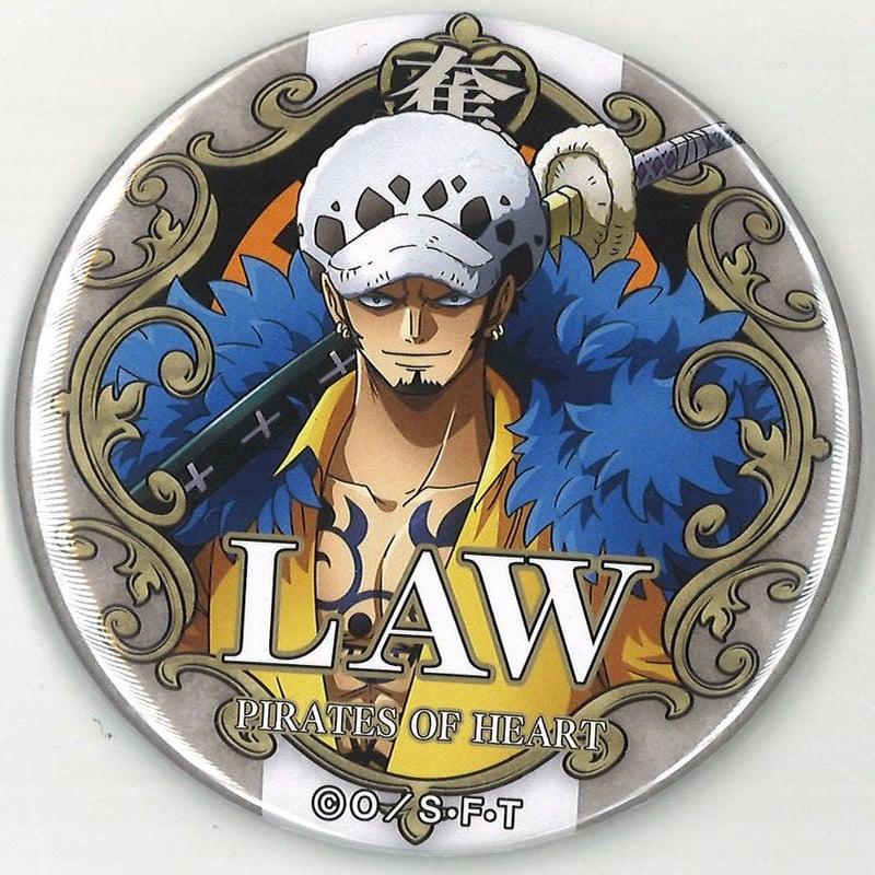 ONEPIECE “輩”缶バッジ第24弾 WORLD トラファルガー・ロー | K-BOOK