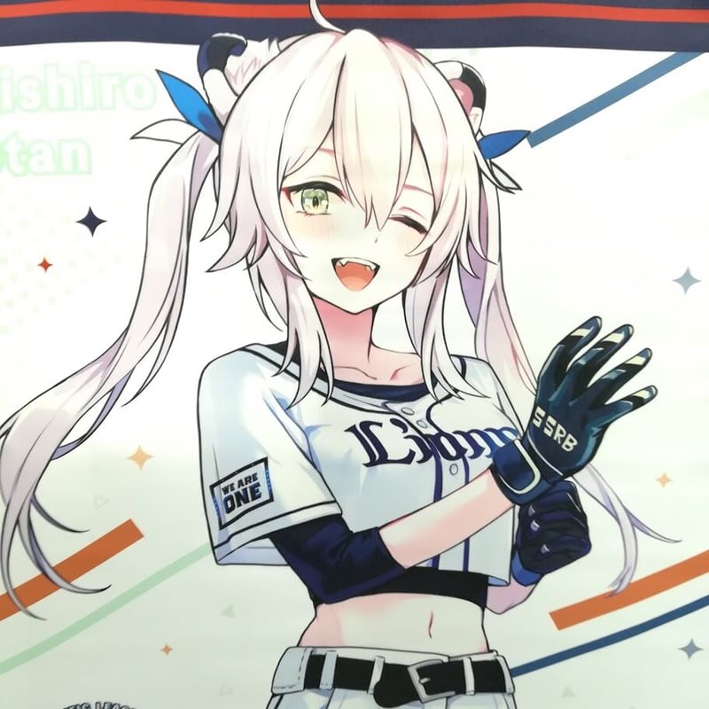 C100ホロライブ トマリ先生描き下ろし獅白ぼたん タペストリー Amazon