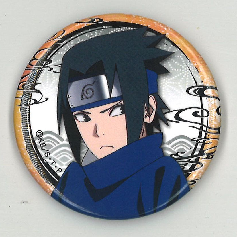 NARUTO トレーディング缶バッジ 20周年記念ビジュアル うちはサスケ