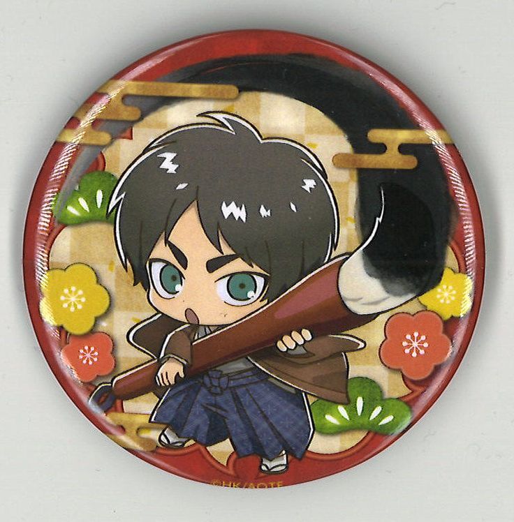 進撃の巨人 プリンセスカフェコラボ 進撃の巨人 缶バッジ（正月