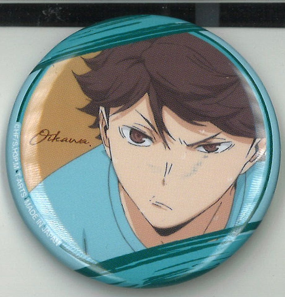 ハイキュー トレーディング ホログラム 缶バッジ 主将 及川徹 100点