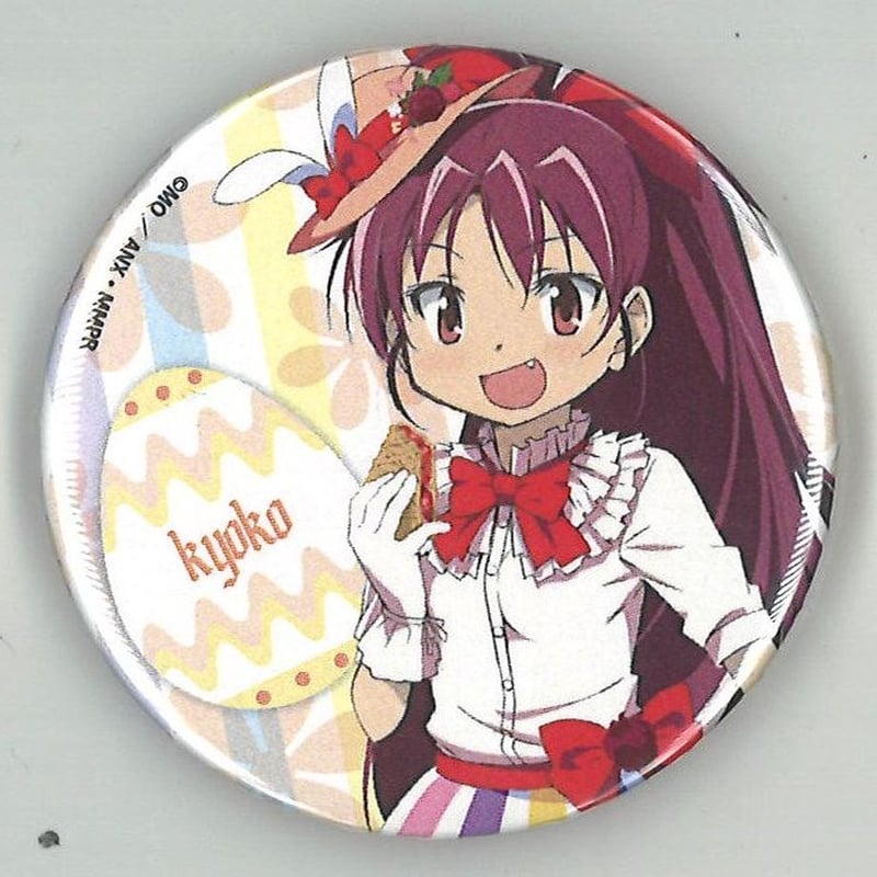 ローソンコラボ まどか バニー柄缶バッジ ローソンコラボ まどか