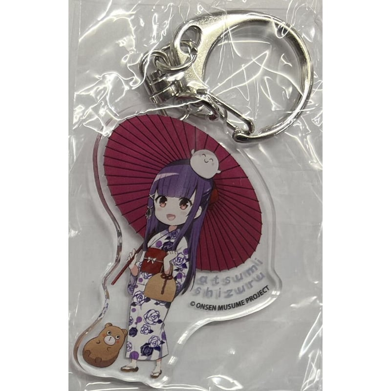 温泉むすめ あつみ観光協会限定コラボ あつみ詩鶴アクリルキーホルダー