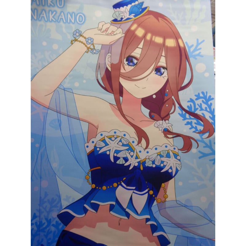 五等分の花嫁∬ B2タペストリー 中野三玖（メディコス・水着） | K