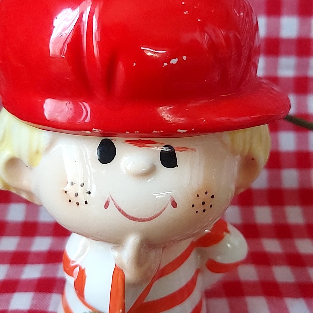 水森亜土🩷男の子の貯金箱 | あんちーくKIDAN STORE