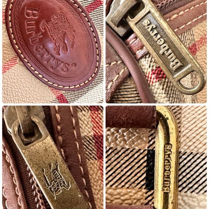 バーバリー ノバチェック柄 ミニボストンバッグ ノヴァチェック