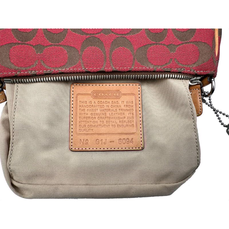 コーチ COACH ワンショルダー 6094 マルチポーチ シグネチャー