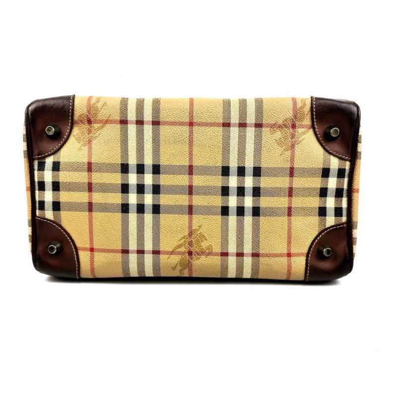 バーバリー ノバチェック柄 ミニボストンバッグ ノヴァチェック