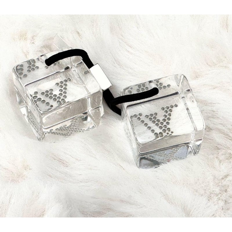 Louis Vuitton ルイヴィトン アクセサリー ヘアキューブ クリア×黒