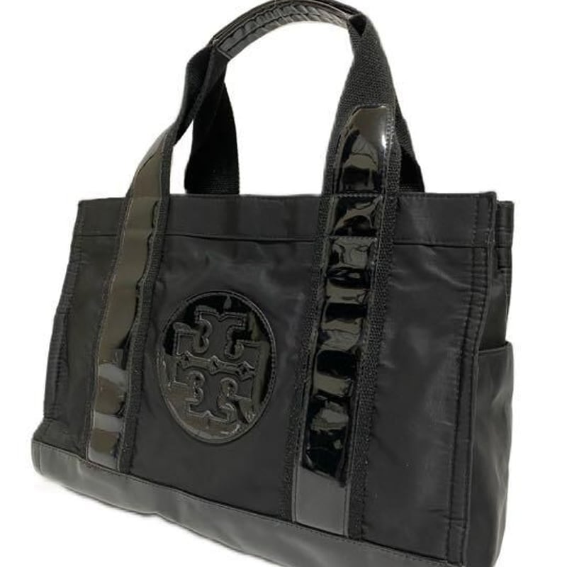 トリーバーチ ナイロン ビジネスバッグ ブラック トートバッグ A4 PC