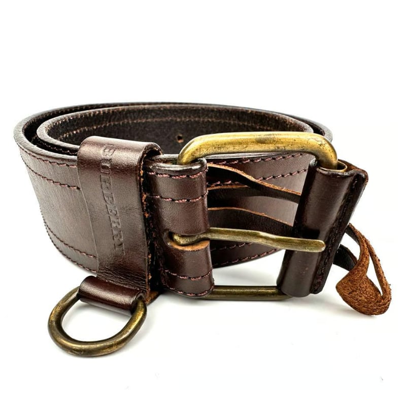 バーバリー BURBERRY レザーベルト レディース 40 ヴィンテージ