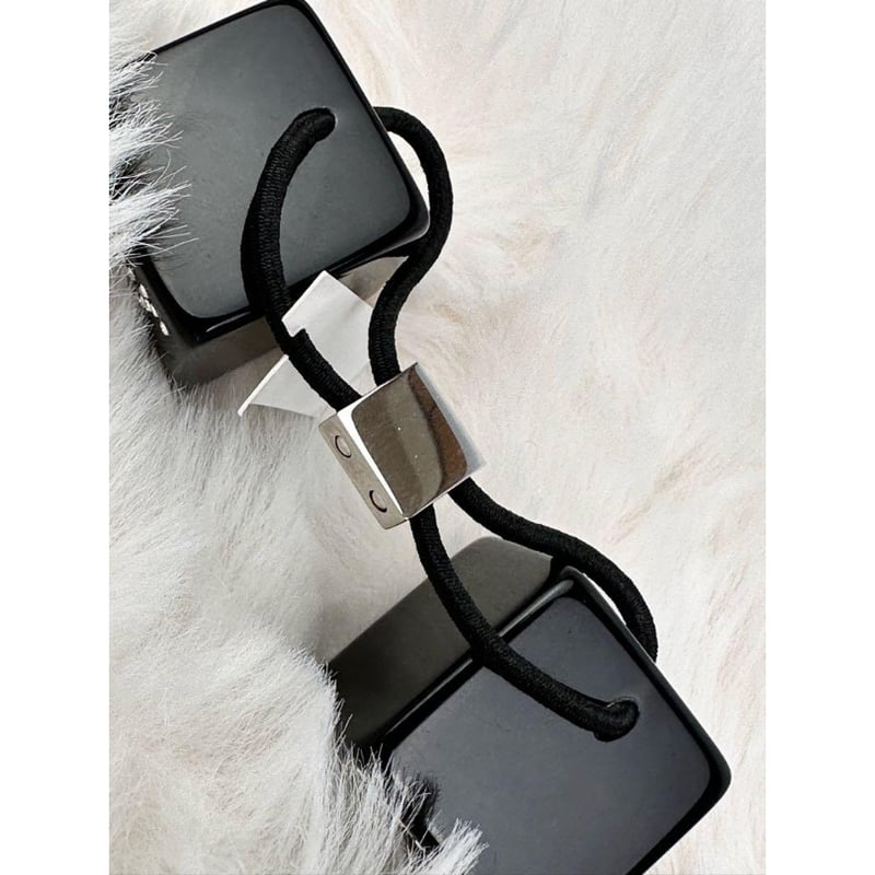 ルイヴィトン Louis Vuitton アクセサリー ヘアキューブ クリア×黒