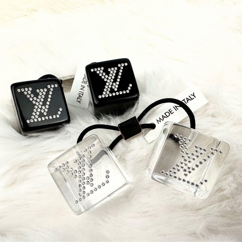 Louis Vuitton ルイヴィトン アクセサリー ヘアキューブ クリア×黒