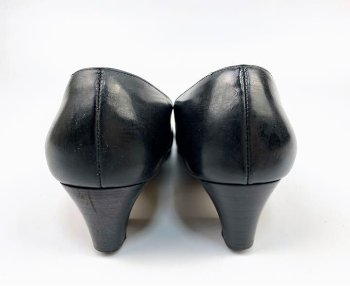 フェラガモ パンプス ヴァラ ブラック 6C 約23.5cm ヒール4.5cm | Baby