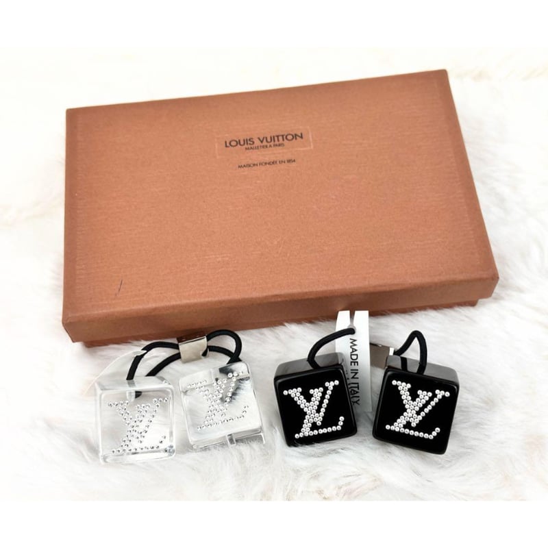 Louis Vuitton ルイヴィトン アクセサリー ヘアキューブ クリア×黒