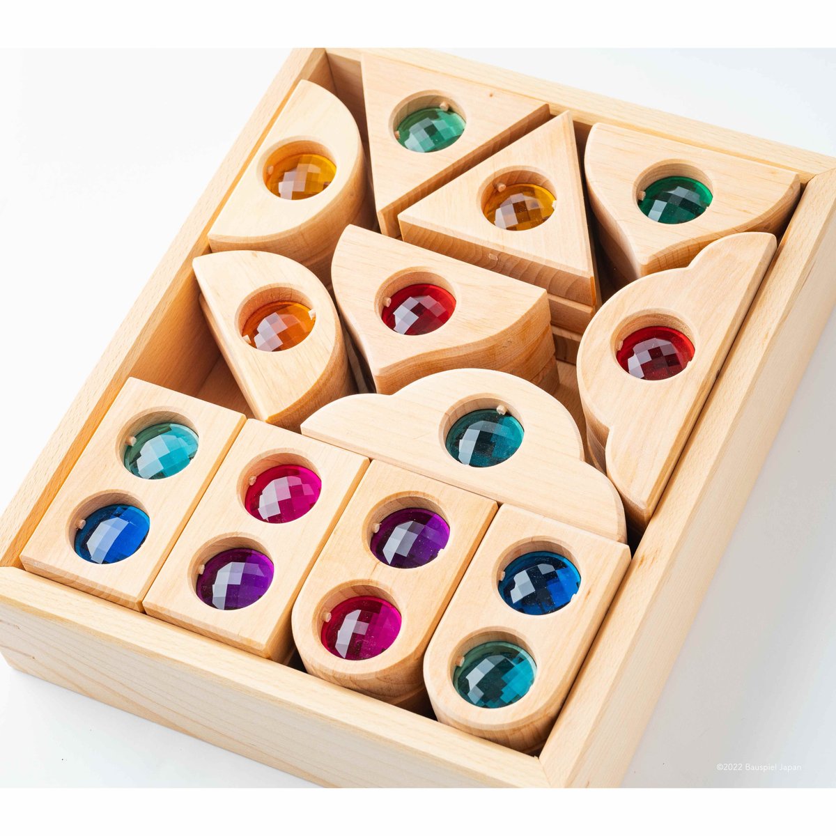 BAUSPIEL 】フェアリーテールウィンドウナチュラル 36pcs ※木箱付き