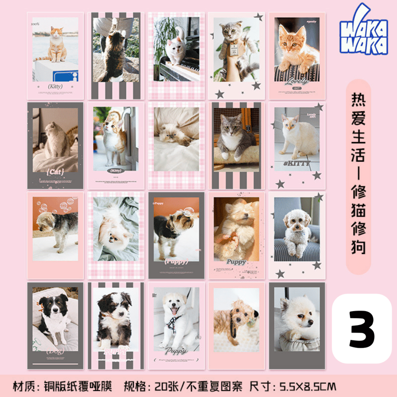 チェキ風 デザインステッカー 20枚 【TZ97】 | POPPiN! ROOM 推し活