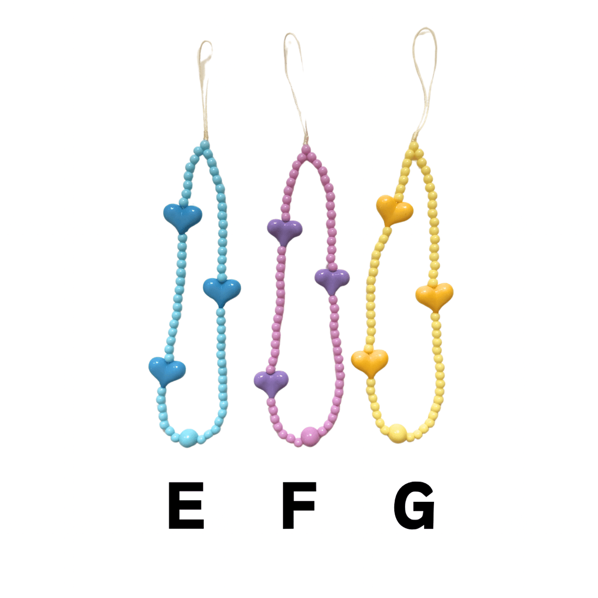 ハートビーズストラップ 【KY23】 | POPPiN! ROOM 推し活雑貨・梱包