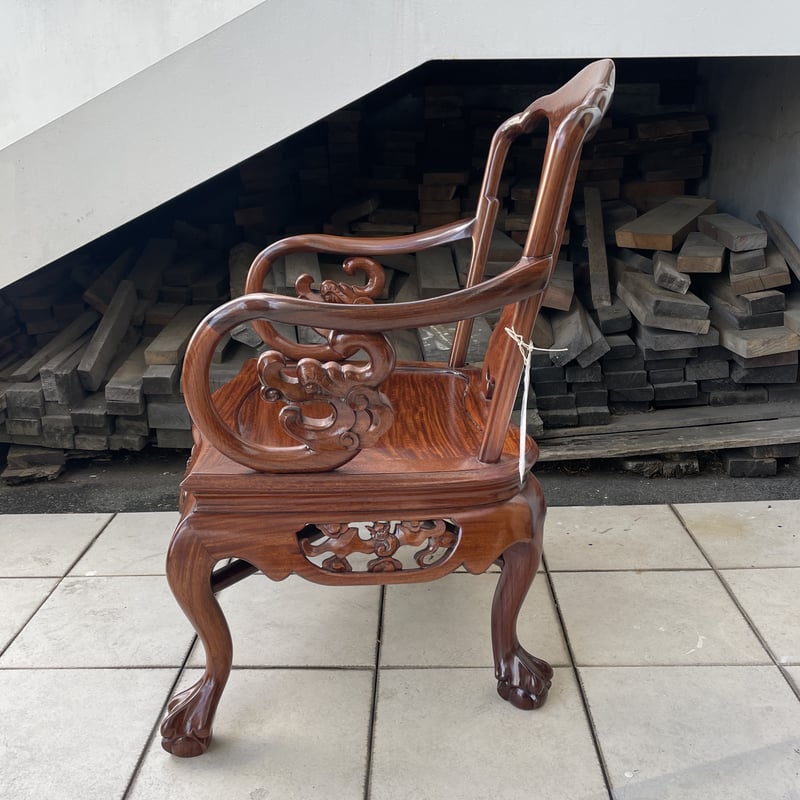 2452-3,4 唐木家具 / アームチェア | 家具の富士