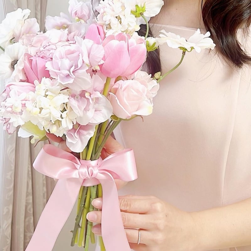 韓国風ブーケ/セミオーダー/アーティフィシャルフラワー | Sweet