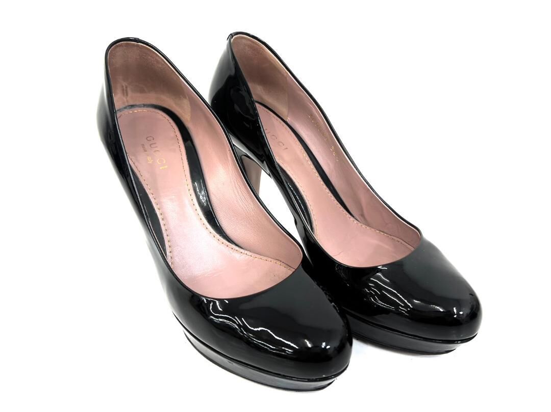 GUCCI グッチ エナメル ハイヒール 36 1/2 23.5cm | REGASTOCK