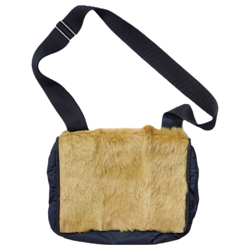 Early 00s【PRADA SPORT】Kid fur docking nylon sho