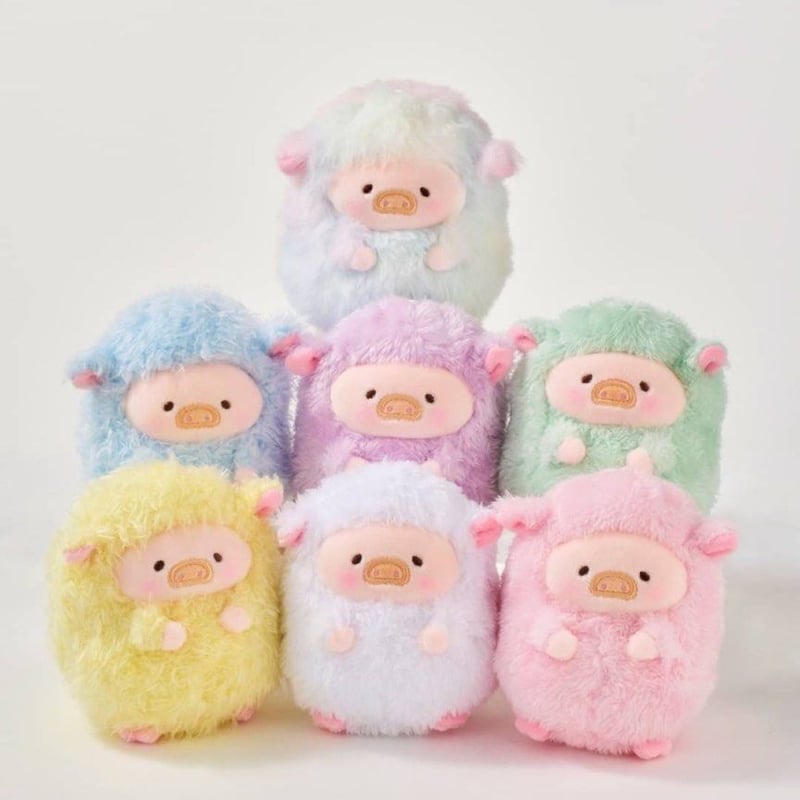 TOYZEROPLUS×CICI'S STORY 子豚LULU 「レインボーピッグウールぬいぐ