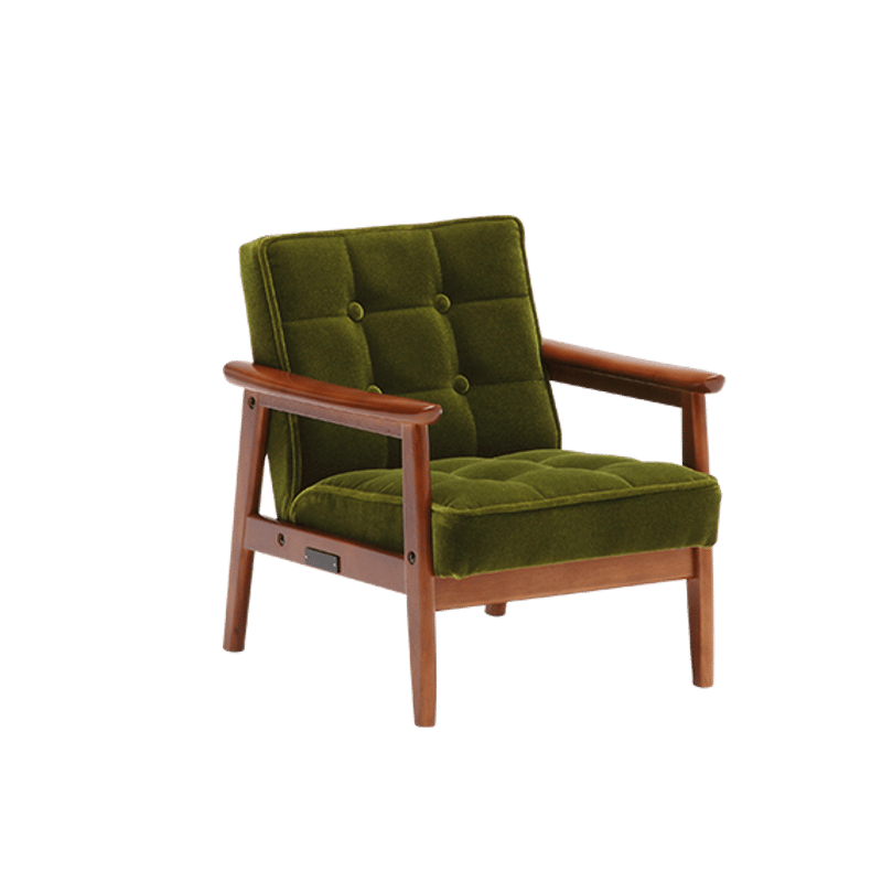 カリモク60 Kチェアミニ モケットグリーン | クラシノ家具店