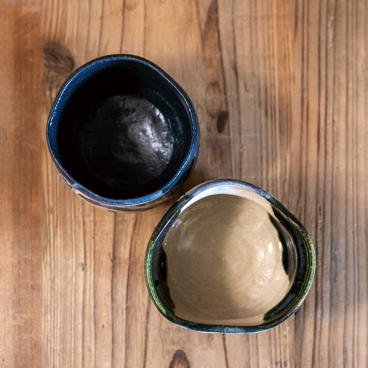 絵織部・黒織部 抹茶盌（木箱）［ギフト］ | AWASAKA