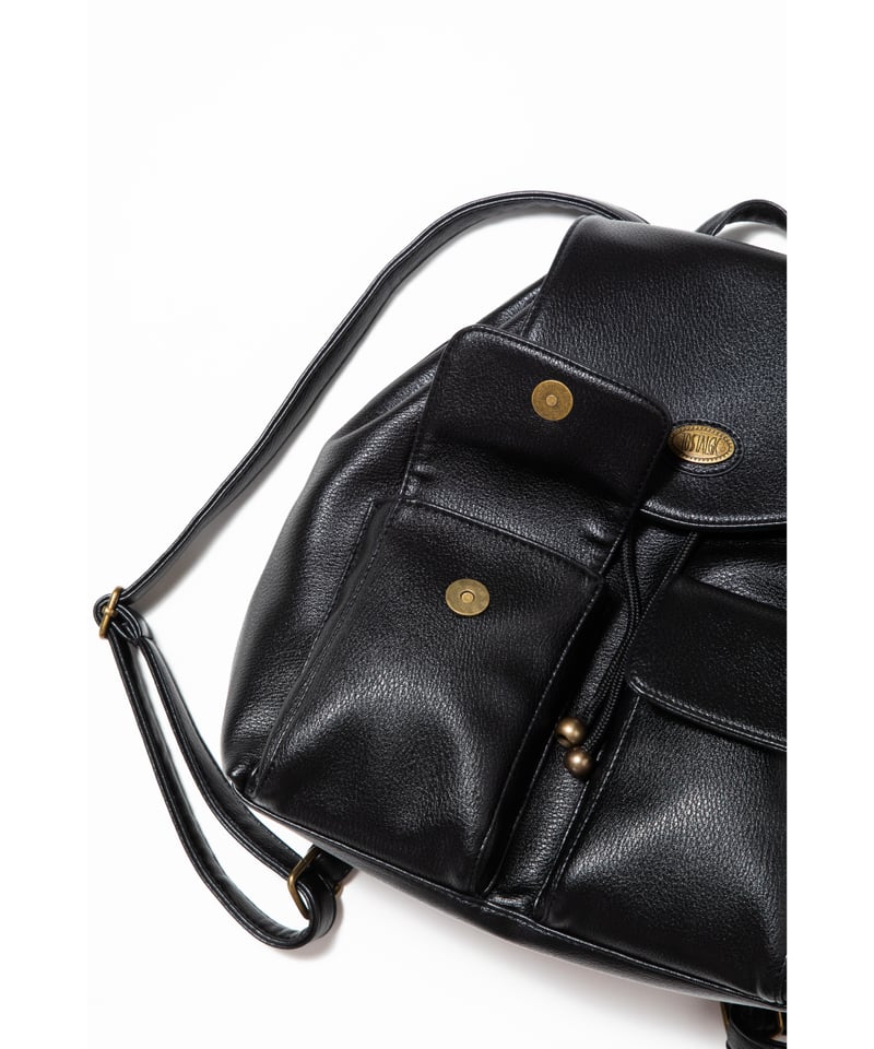 Leather backpack / black | Tostalgic Clothing