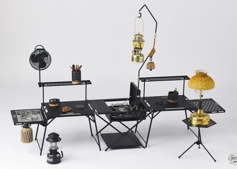 ワタリガラスサイドテーブル拡張ストーブフレーム(IGT対応