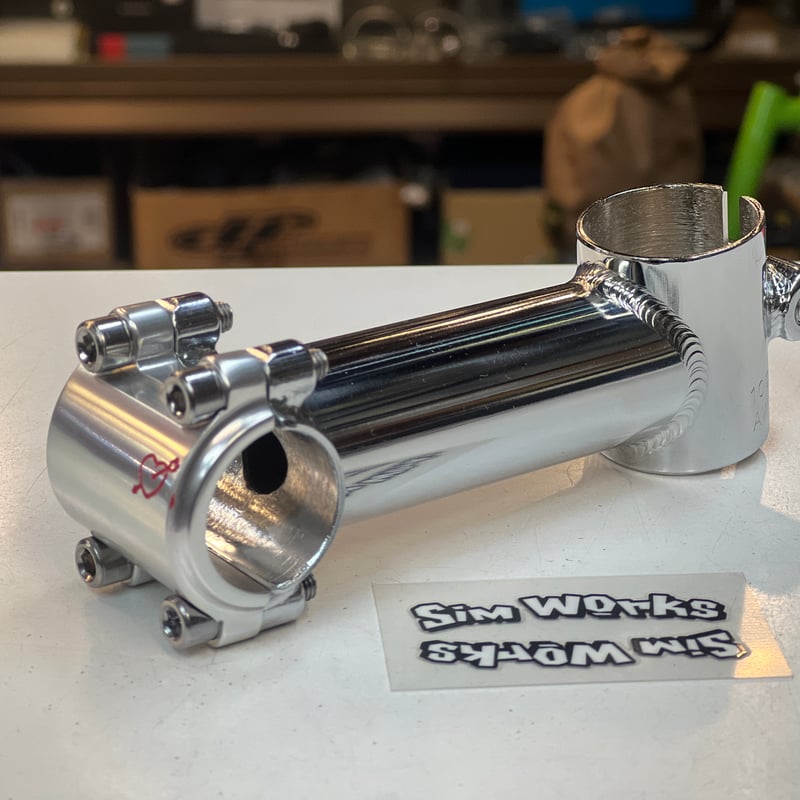 SimWorks x Nitto * Tomboy Stem * Silver | Hutt