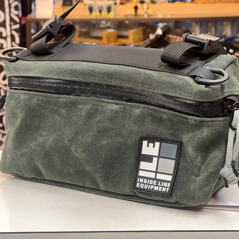ILE* Pilot Bar Bag * Waxed/Forest | Hutte8to8 O
