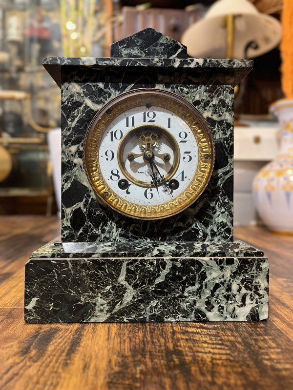 アンティーク・古い精工舎（SEIKO/セイコー）大理石台のゼンマイ式