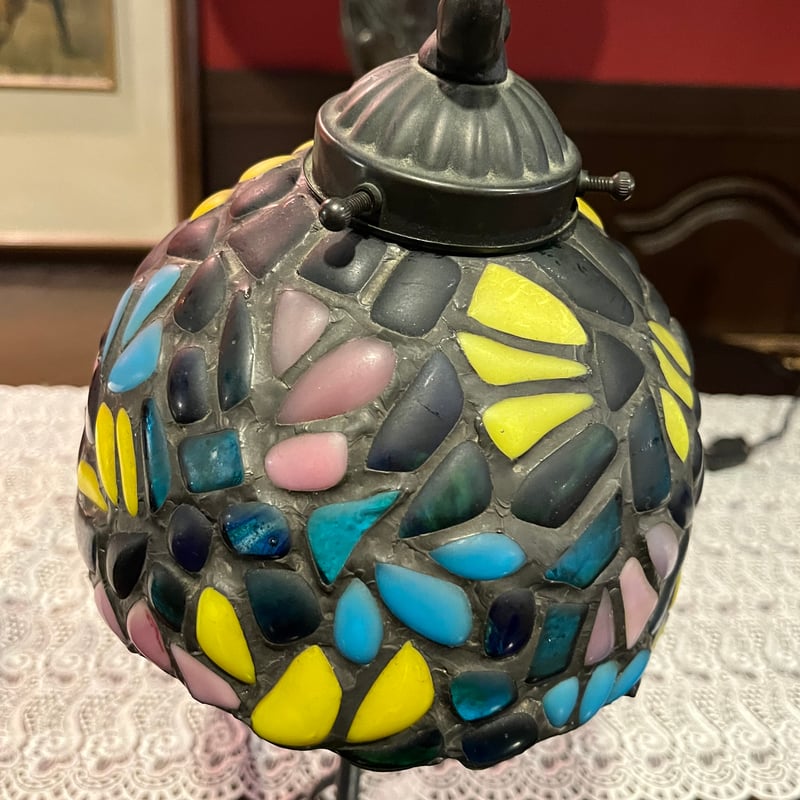 アンティーク トンボのステンドグラスライト | アンティーク家具と喫茶