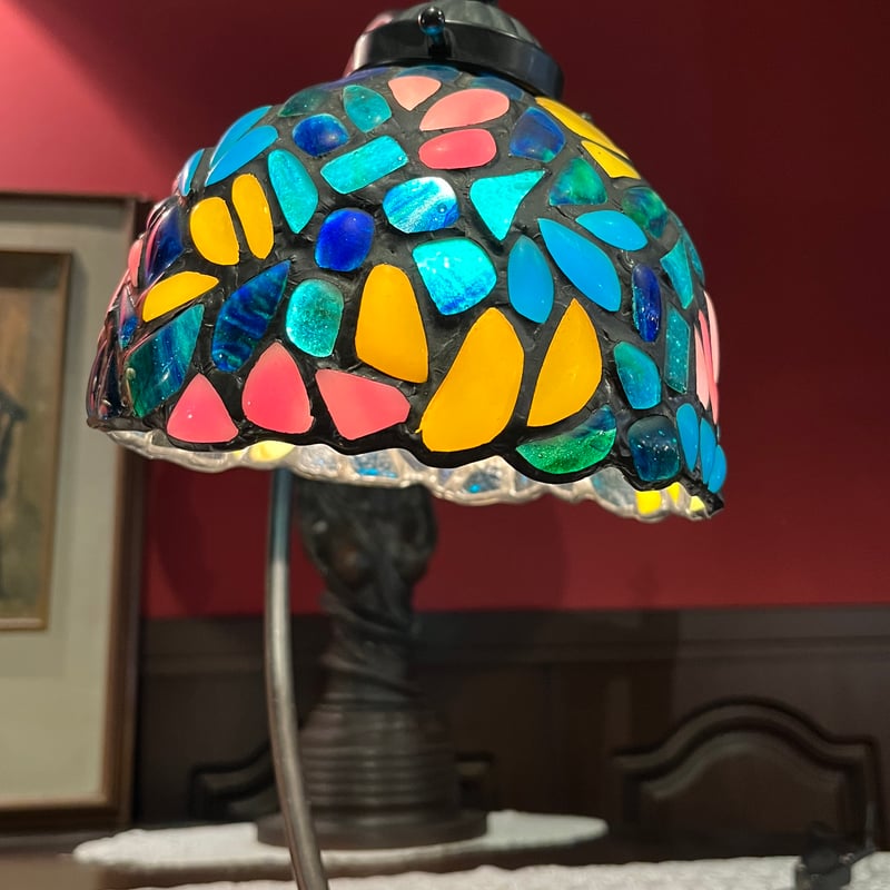 アンティーク トンボのステンドグラスライト | アンティーク家具と喫茶