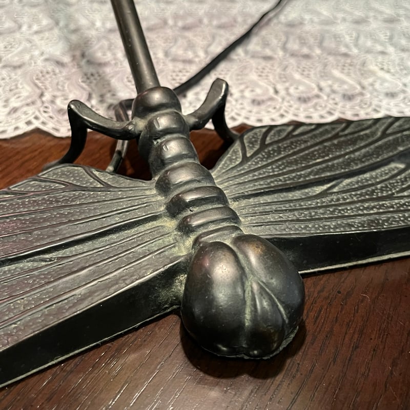 アンティーク トンボのステンドグラスライト | アンティーク家具と喫茶